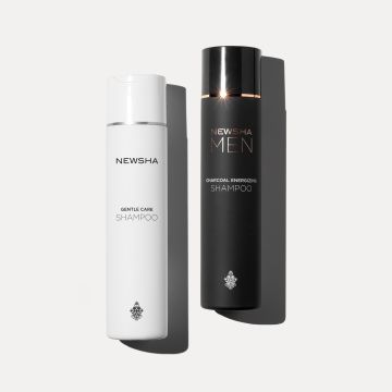 NEWSHA-Shampoo-Couple-Gentle-Care-meets-Charcoal-Energizing